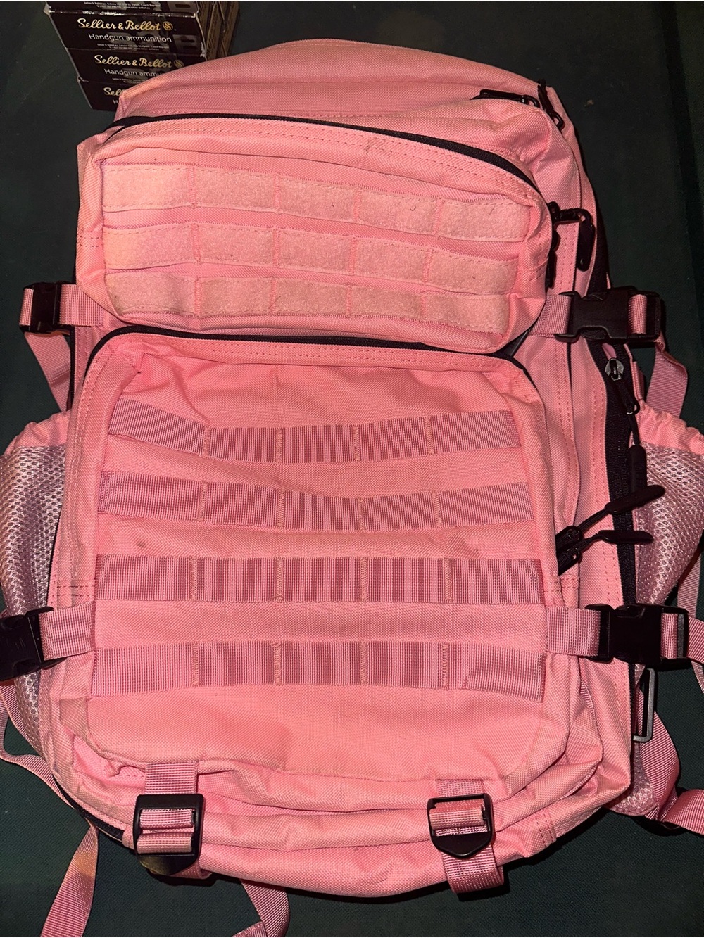 Pink Tactical-Style  Backpack